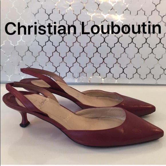 Christian Louboutin Shoes - ❤️CHRISTIAN LOUBOUTIN KITTEN HEELS 💯AUTHENTIC